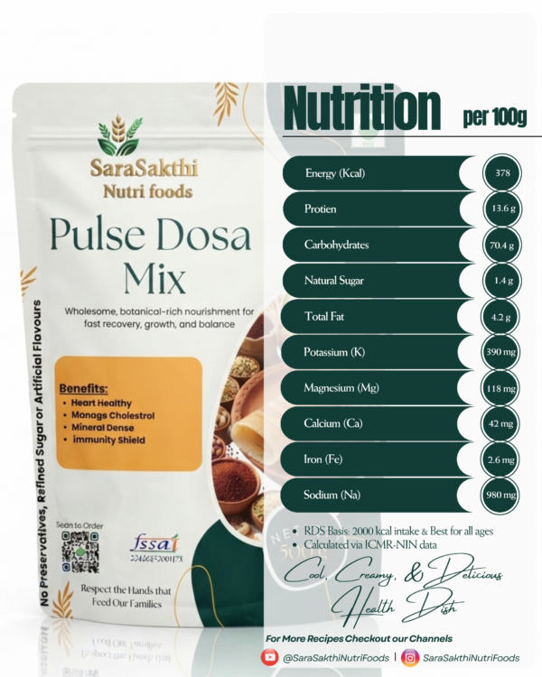Pulse Dosa Mix | Heart Health