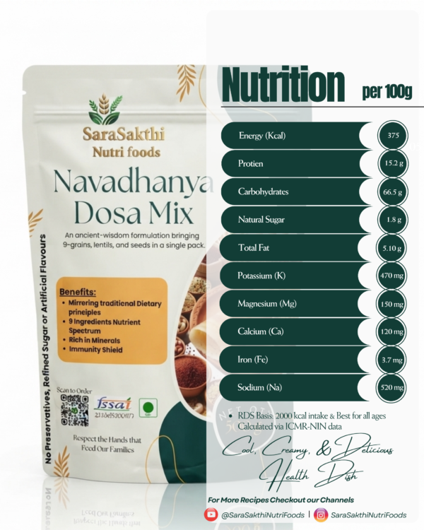 Navadhanya 9-Grain Dosa Mix