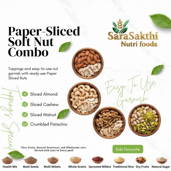 Paper-Sliced Soft Nut Combo Paper-Sliced Soft Nut Combo