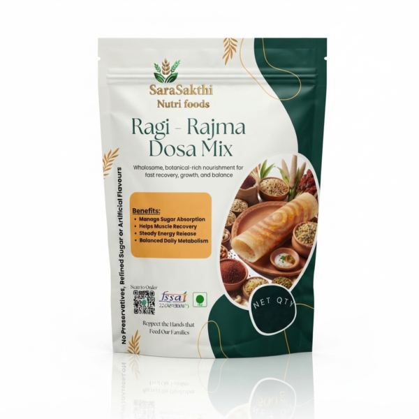 Ragi-Rajma Nutri Dosa