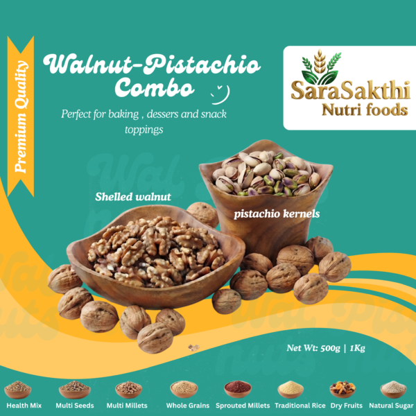 Raw Walnut-Pistachio Combo
